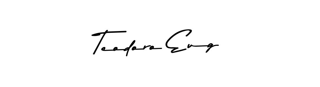 Make a short Teodoro Eug signature style. Manage your documents anywhere anytime using Asem Kandis PERSONAL USE. Create and add eSignatures, submit forms, share and send files easily. Teodoro Eug signature style 9 images and pictures png