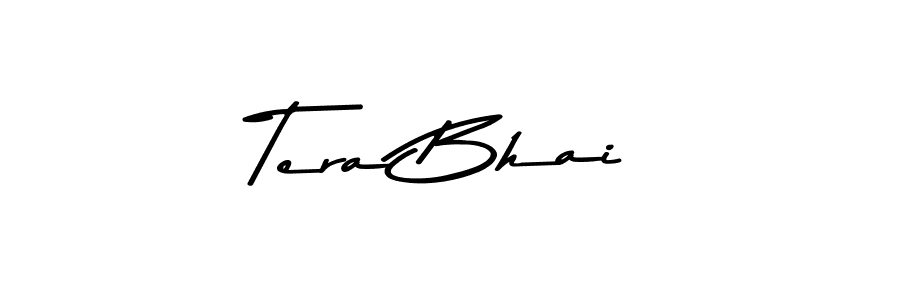 Create a beautiful signature design for name Tera Bhai. With this signature (Asem Kandis PERSONAL USE) fonts, you can make a handwritten signature for free. Tera Bhai signature style 9 images and pictures png