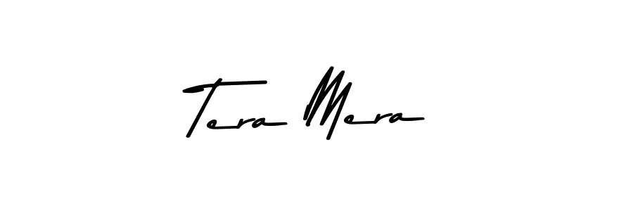 Tera Mera stylish signature style. Best Handwritten Sign (Asem Kandis PERSONAL USE) for my name. Handwritten Signature Collection Ideas for my name Tera Mera. Tera Mera signature style 9 images and pictures png