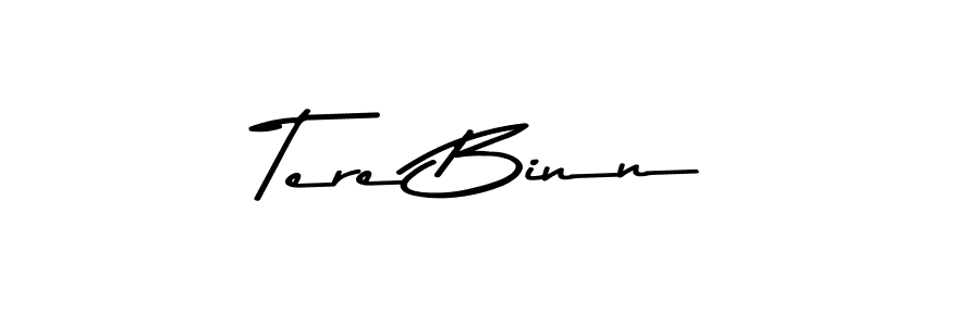 How to Draw Tere Binn signature style? Asem Kandis PERSONAL USE is a latest design signature styles for name Tere Binn. Tere Binn signature style 9 images and pictures png