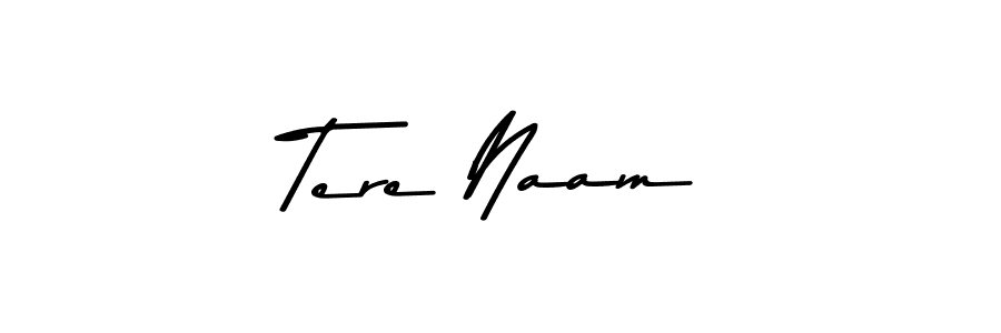 Use a signature maker to create a handwritten signature online. With this signature software, you can design (Asem Kandis PERSONAL USE) your own signature for name Tere Naam. Tere Naam signature style 9 images and pictures png