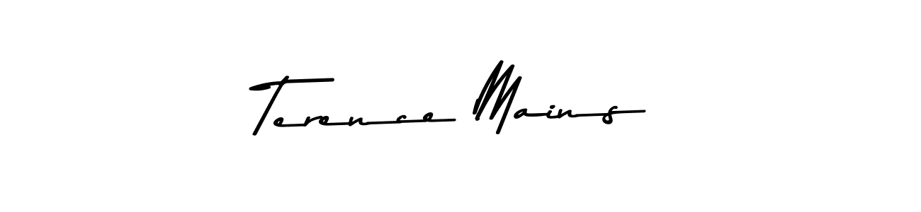 Make a beautiful signature design for name Terence Mains. Use this online signature maker to create a handwritten signature for free. Terence Mains signature style 9 images and pictures png