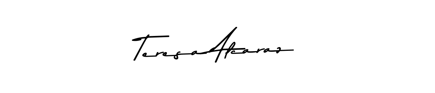 Make a beautiful signature design for name Teresa Alcaraz. Use this online signature maker to create a handwritten signature for free. Teresa Alcaraz signature style 9 images and pictures png