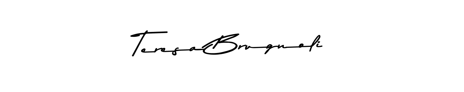 Make a short Teresa Brugnoli signature style. Manage your documents anywhere anytime using Asem Kandis PERSONAL USE. Create and add eSignatures, submit forms, share and send files easily. Teresa Brugnoli signature style 9 images and pictures png