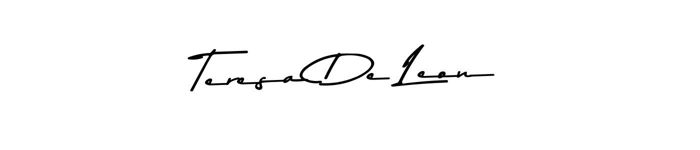 Also we have Teresa De Leon name is the best signature style. Create professional handwritten signature collection using Asem Kandis PERSONAL USE autograph style. Teresa De Leon signature style 9 images and pictures png