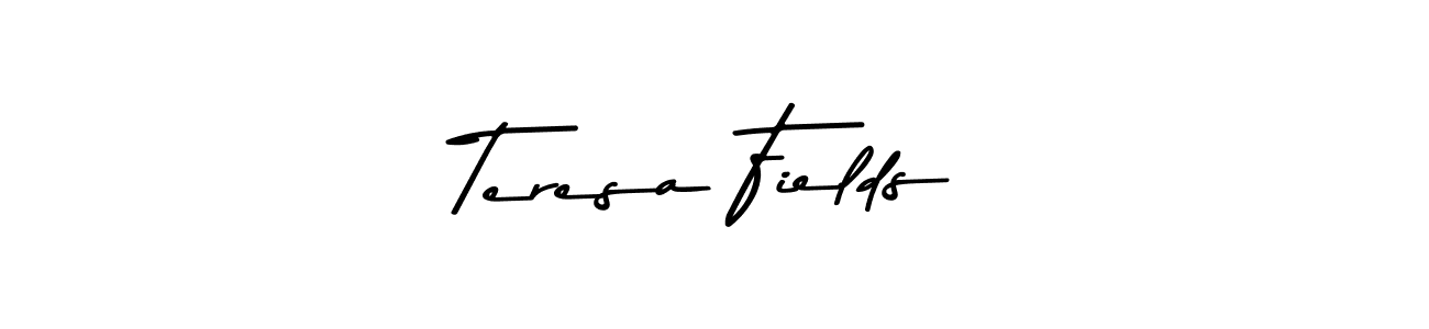 Use a signature maker to create a handwritten signature online. With this signature software, you can design (Asem Kandis PERSONAL USE) your own signature for name Teresa Fields. Teresa Fields signature style 9 images and pictures png