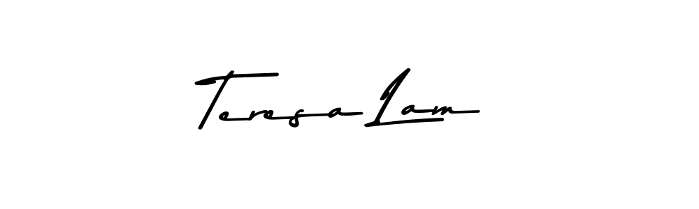 Asem Kandis PERSONAL USE is a professional signature style that is perfect for those who want to add a touch of class to their signature. It is also a great choice for those who want to make their signature more unique. Get Teresa Lam name to fancy signature for free. Teresa Lam signature style 9 images and pictures png