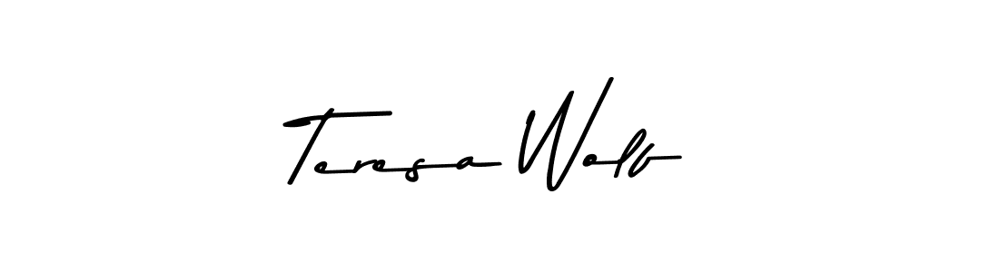 The best way (Asem Kandis PERSONAL USE) to make a short signature is to pick only two or three words in your name. The name Teresa Wolf include a total of six letters. For converting this name. Teresa Wolf signature style 9 images and pictures png