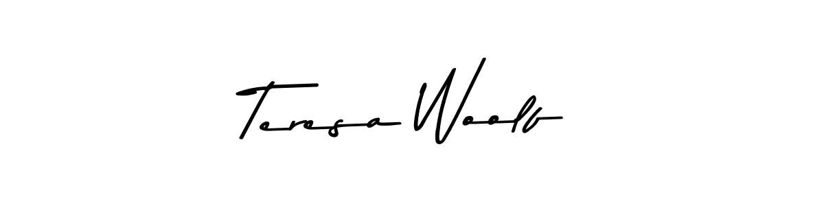 It looks lik you need a new signature style for name Teresa Woolf. Design unique handwritten (Asem Kandis PERSONAL USE) signature with our free signature maker in just a few clicks. Teresa Woolf signature style 9 images and pictures png