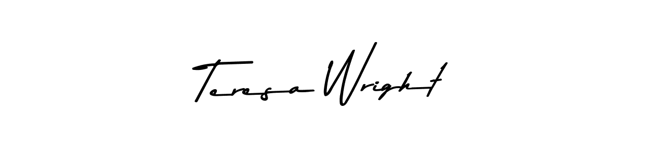 Similarly Asem Kandis PERSONAL USE is the best handwritten signature design. Signature creator online .You can use it as an online autograph creator for name Teresa Wright. Teresa Wright signature style 9 images and pictures png