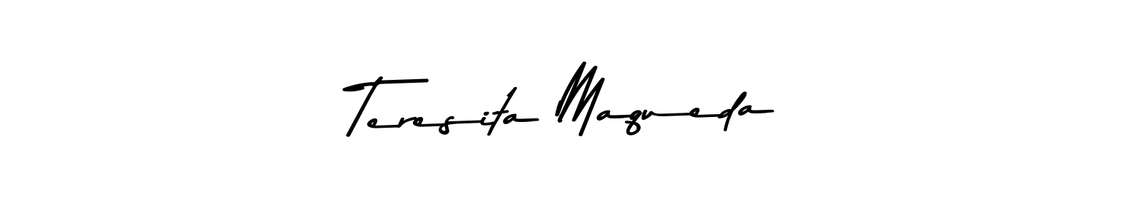 You should practise on your own different ways (Asem Kandis PERSONAL USE) to write your name (Teresita Maqueda) in signature. don't let someone else do it for you. Teresita Maqueda signature style 9 images and pictures png