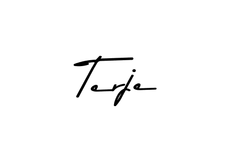 The best way (Asem Kandis PERSONAL USE) to make a short signature is to pick only two or three words in your name. The name Terje include a total of six letters. For converting this name. Terje signature style 9 images and pictures png