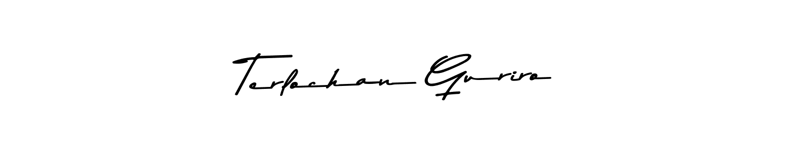 Here are the top 10 professional signature styles for the name Terlochan Guriro. These are the best autograph styles you can use for your name. Terlochan Guriro signature style 9 images and pictures png