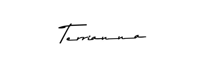 if you are searching for the best signature style for your name Terrianna. so please give up your signature search. here we have designed multiple signature styles  using Asem Kandis PERSONAL USE. Terrianna signature style 9 images and pictures png