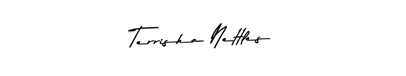 It looks lik you need a new signature style for name Terrisha Nettles. Design unique handwritten (Asem Kandis PERSONAL USE) signature with our free signature maker in just a few clicks. Terrisha Nettles signature style 9 images and pictures png