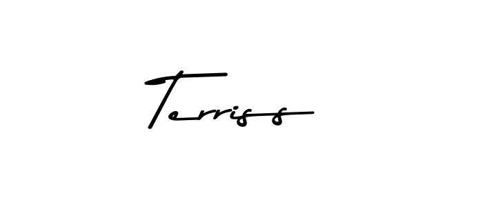 It looks lik you need a new signature style for name Terriss. Design unique handwritten (Asem Kandis PERSONAL USE) signature with our free signature maker in just a few clicks. Terriss signature style 9 images and pictures png