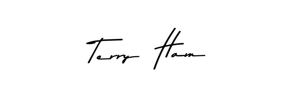 This is the best signature style for the Terry  Ham name. Also you like these signature font (Asem Kandis PERSONAL USE). Mix name signature. Terry  Ham signature style 9 images and pictures png