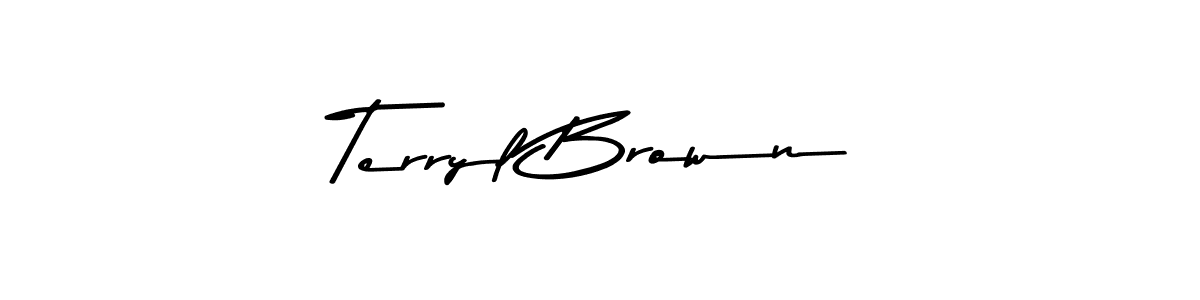 How to Draw Terryl Brown signature style? Asem Kandis PERSONAL USE is a latest design signature styles for name Terryl Brown. Terryl Brown signature style 9 images and pictures png