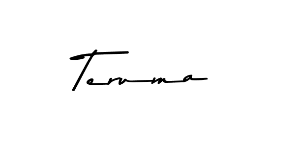 if you are searching for the best signature style for your name Teruma. so please give up your signature search. here we have designed multiple signature styles  using Asem Kandis PERSONAL USE. Teruma signature style 9 images and pictures png