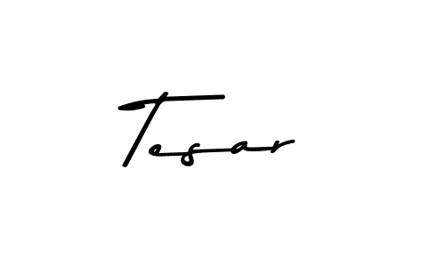 Design your own signature with our free online signature maker. With this signature software, you can create a handwritten (Asem Kandis PERSONAL USE) signature for name Tesar. Tesar signature style 9 images and pictures png