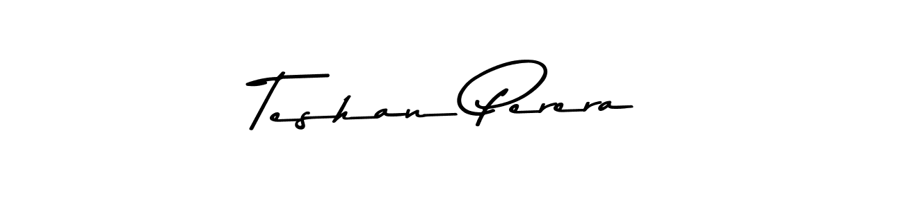 Create a beautiful signature design for name Teshan Perera. With this signature (Asem Kandis PERSONAL USE) fonts, you can make a handwritten signature for free. Teshan Perera signature style 9 images and pictures png