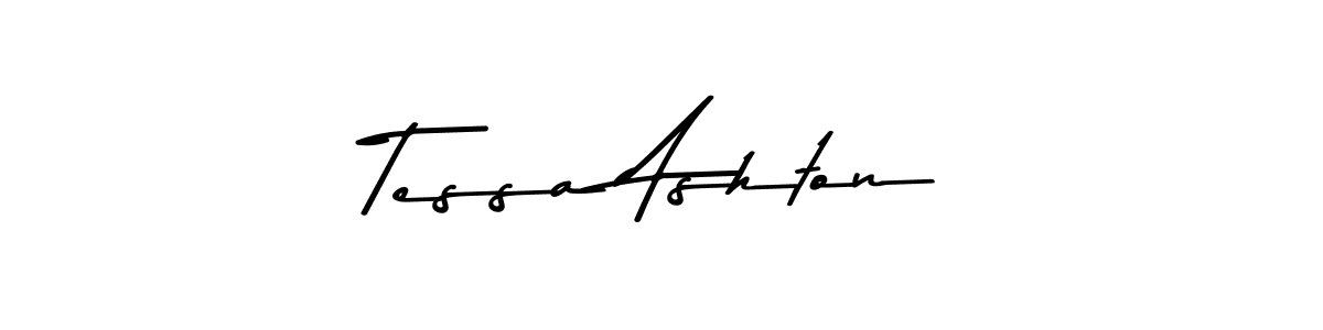 Make a beautiful signature design for name Tessa Ashton. Use this online signature maker to create a handwritten signature for free. Tessa Ashton signature style 9 images and pictures png