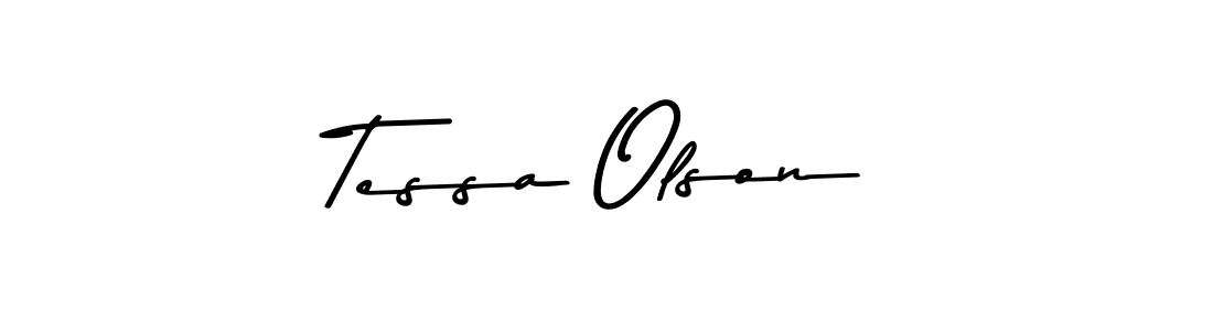 Make a beautiful signature design for name Tessa Olson. Use this online signature maker to create a handwritten signature for free. Tessa Olson signature style 9 images and pictures png