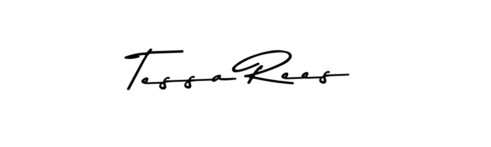 Tessa Rees stylish signature style. Best Handwritten Sign (Asem Kandis PERSONAL USE) for my name. Handwritten Signature Collection Ideas for my name Tessa Rees. Tessa Rees signature style 9 images and pictures png