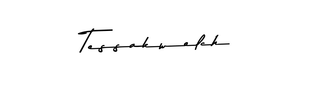 Create a beautiful signature design for name Tessakwelch. With this signature (Asem Kandis PERSONAL USE) fonts, you can make a handwritten signature for free. Tessakwelch signature style 9 images and pictures png