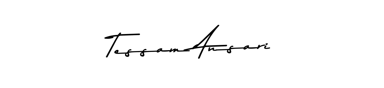 if you are searching for the best signature style for your name Tessam Ansari. so please give up your signature search. here we have designed multiple signature styles  using Asem Kandis PERSONAL USE. Tessam Ansari signature style 9 images and pictures png