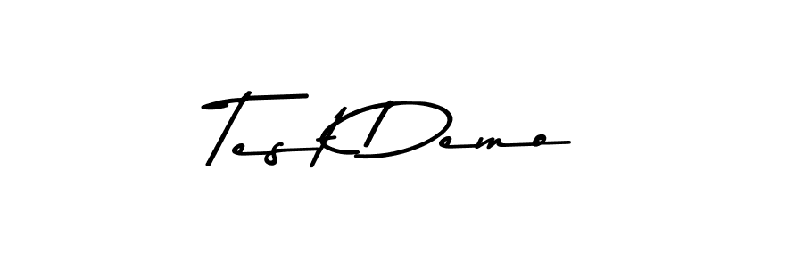 Also we have Test Demo name is the best signature style. Create professional handwritten signature collection using Asem Kandis PERSONAL USE autograph style. Test Demo signature style 9 images and pictures png