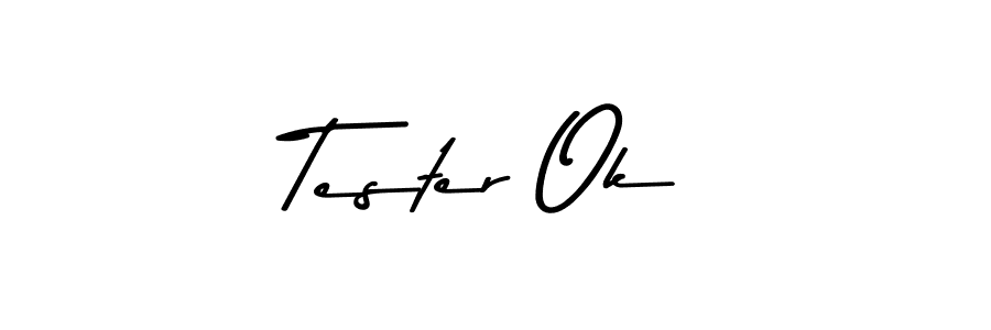 Make a beautiful signature design for name Tester Ok. Use this online signature maker to create a handwritten signature for free. Tester Ok signature style 9 images and pictures png