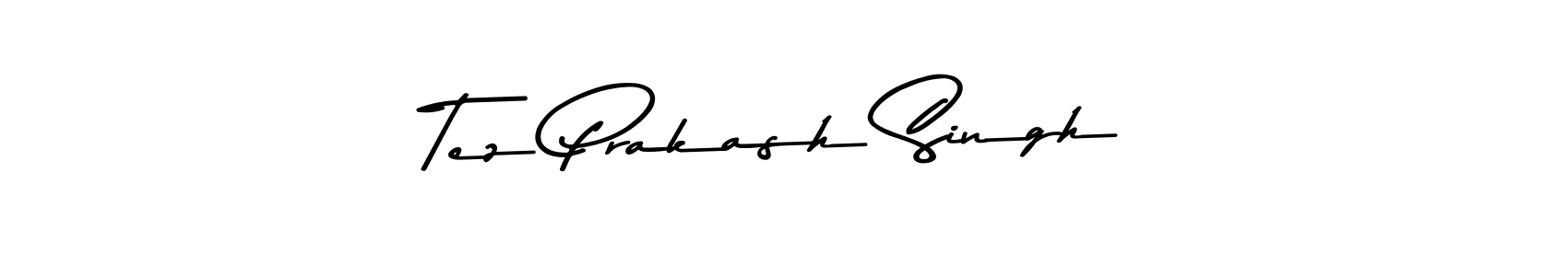 Tez Prakash Singh stylish signature style. Best Handwritten Sign (Asem Kandis PERSONAL USE) for my name. Handwritten Signature Collection Ideas for my name Tez Prakash Singh. Tez Prakash Singh signature style 9 images and pictures png
