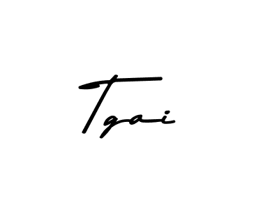 Similarly Asem Kandis PERSONAL USE is the best handwritten signature design. Signature creator online .You can use it as an online autograph creator for name Tgai. Tgai signature style 9 images and pictures png