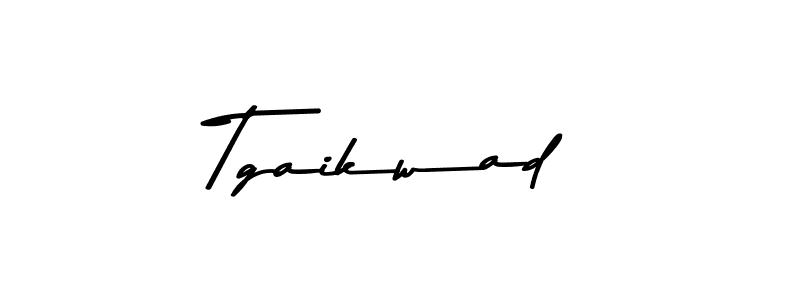 Design your own signature with our free online signature maker. With this signature software, you can create a handwritten (Asem Kandis PERSONAL USE) signature for name Tgaikwad. Tgaikwad signature style 9 images and pictures png