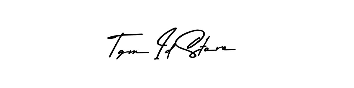 How to make Tgm Id Store signature? Asem Kandis PERSONAL USE is a professional autograph style. Create handwritten signature for Tgm Id Store name. Tgm Id Store signature style 9 images and pictures png