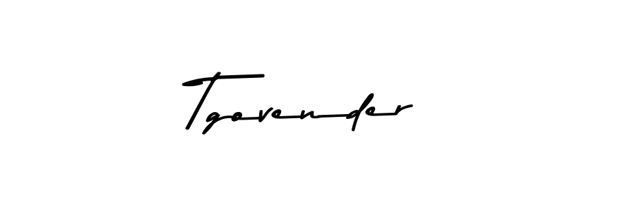 Also we have Tgovender name is the best signature style. Create professional handwritten signature collection using Asem Kandis PERSONAL USE autograph style. Tgovender signature style 9 images and pictures png