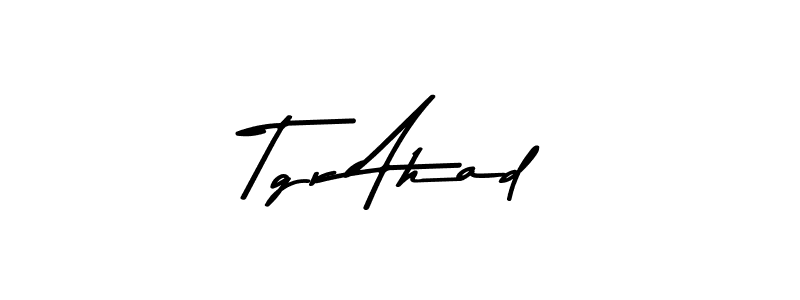 Make a short Tgr Ahad signature style. Manage your documents anywhere anytime using Asem Kandis PERSONAL USE. Create and add eSignatures, submit forms, share and send files easily. Tgr Ahad signature style 9 images and pictures png