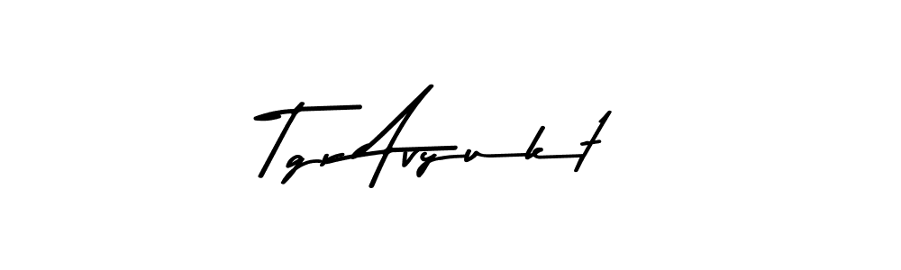 You should practise on your own different ways (Asem Kandis PERSONAL USE) to write your name (Tgr Avyukt) in signature. don't let someone else do it for you. Tgr Avyukt signature style 9 images and pictures png