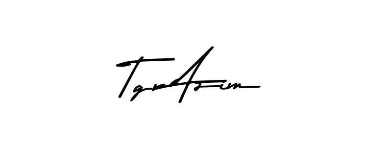 Also You can easily find your signature by using the search form. We will create Tgr Azim name handwritten signature images for you free of cost using Asem Kandis PERSONAL USE sign style. Tgr Azim signature style 9 images and pictures png