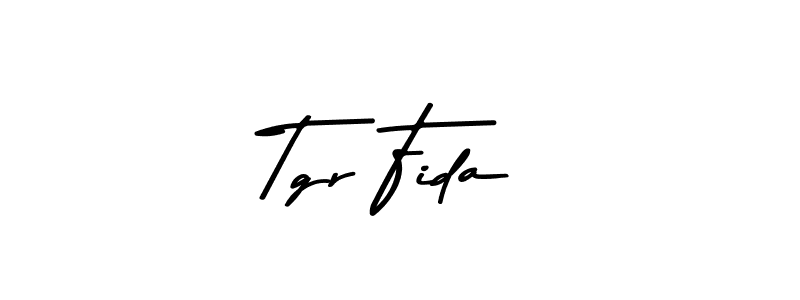 if you are searching for the best signature style for your name Tgr Fida. so please give up your signature search. here we have designed multiple signature styles  using Asem Kandis PERSONAL USE. Tgr Fida signature style 9 images and pictures png