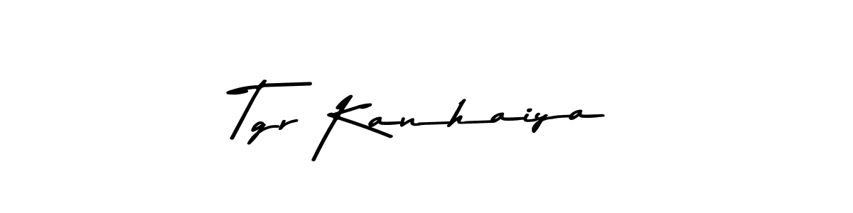Tgr Kanhaiya stylish signature style. Best Handwritten Sign (Asem Kandis PERSONAL USE) for my name. Handwritten Signature Collection Ideas for my name Tgr Kanhaiya. Tgr Kanhaiya signature style 9 images and pictures png