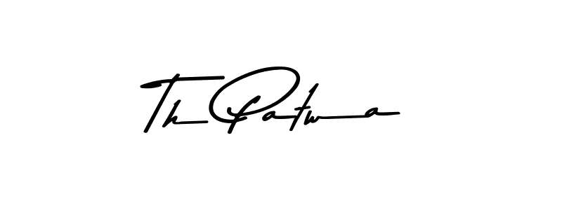How to Draw Th Patwa signature style? Asem Kandis PERSONAL USE is a latest design signature styles for name Th Patwa. Th Patwa signature style 9 images and pictures png
