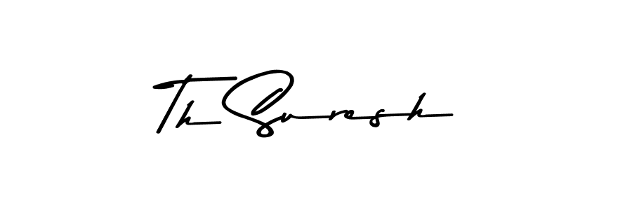 Similarly Asem Kandis PERSONAL USE is the best handwritten signature design. Signature creator online .You can use it as an online autograph creator for name Th Suresh. Th Suresh signature style 9 images and pictures png