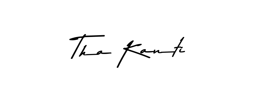 Use a signature maker to create a handwritten signature online. With this signature software, you can design (Asem Kandis PERSONAL USE) your own signature for name Tha Kanti. Tha Kanti signature style 9 images and pictures png