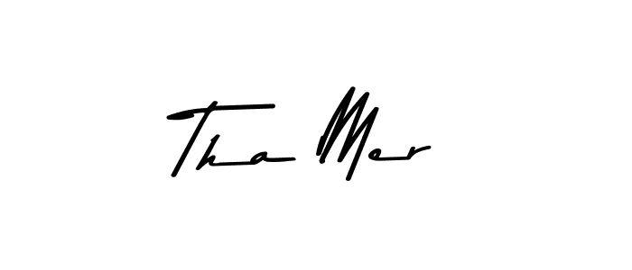 The best way (Asem Kandis PERSONAL USE) to make a short signature is to pick only two or three words in your name. The name Tha Mer include a total of six letters. For converting this name. Tha Mer signature style 9 images and pictures png