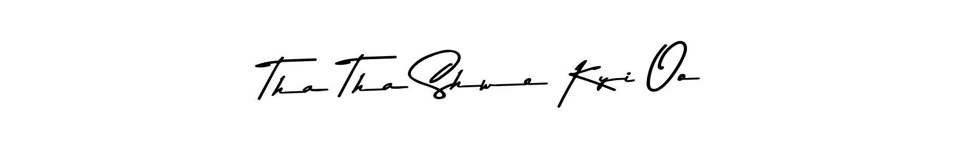 Asem Kandis PERSONAL USE is a professional signature style that is perfect for those who want to add a touch of class to their signature. It is also a great choice for those who want to make their signature more unique. Get Tha Tha Shwe Kyi Oo name to fancy signature for free. Tha Tha Shwe Kyi Oo signature style 9 images and pictures png