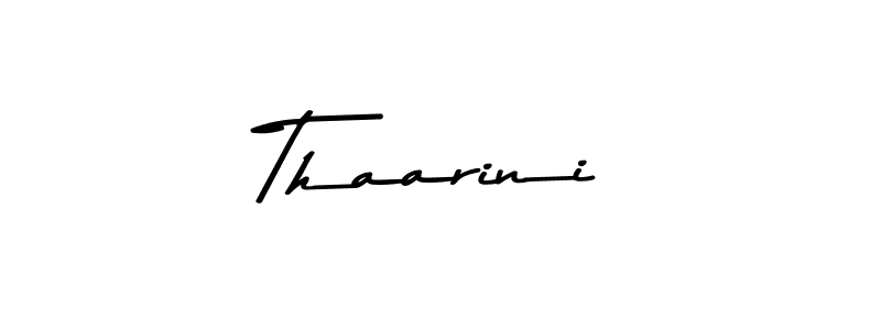 Use a signature maker to create a handwritten signature online. With this signature software, you can design (Asem Kandis PERSONAL USE) your own signature for name Thaarini. Thaarini signature style 9 images and pictures png
