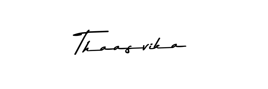 Thaasvika stylish signature style. Best Handwritten Sign (Asem Kandis PERSONAL USE) for my name. Handwritten Signature Collection Ideas for my name Thaasvika. Thaasvika signature style 9 images and pictures png