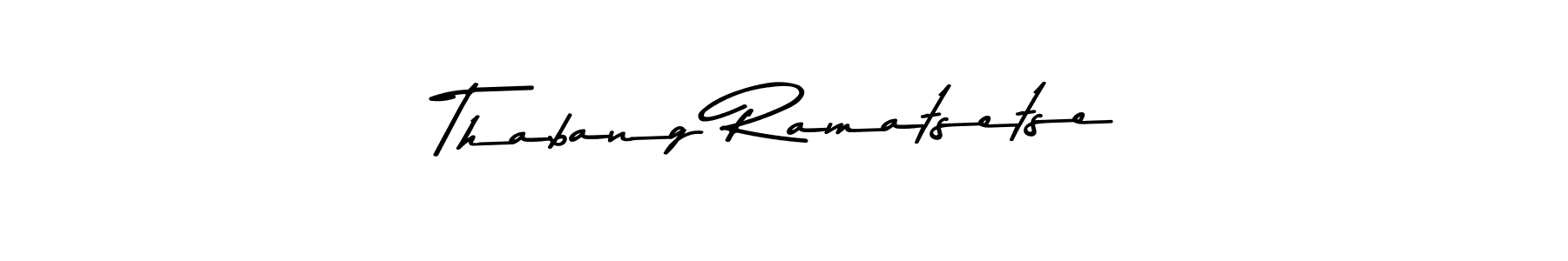 Asem Kandis PERSONAL USE is a professional signature style that is perfect for those who want to add a touch of class to their signature. It is also a great choice for those who want to make their signature more unique. Get Thabang Ramatsetse name to fancy signature for free. Thabang Ramatsetse signature style 9 images and pictures png